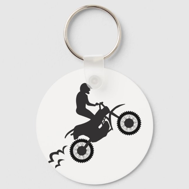 Motocross Rider Schlüsselanhänger (Vorderseite)