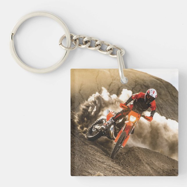 Motocross Rider Schlüsselanhänger (Vorderseite)