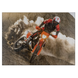 Motocross Rider Schneidebrett