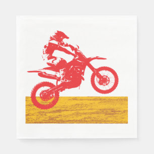 Motocross Rider Serviette