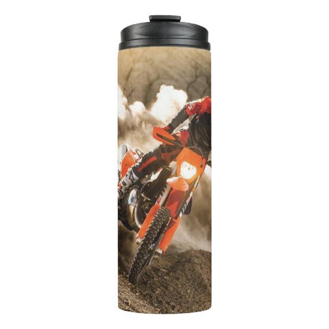 Motocross Rider Thermosbecher (Vorderseite)