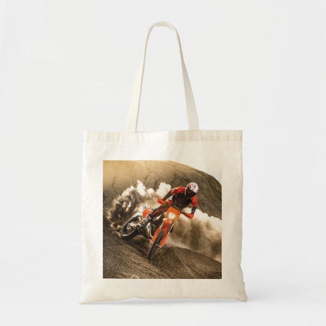 Motocross Rider Tragetasche (Vorne)