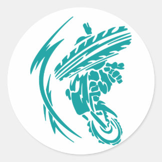 Motocross Runder Aufkleber