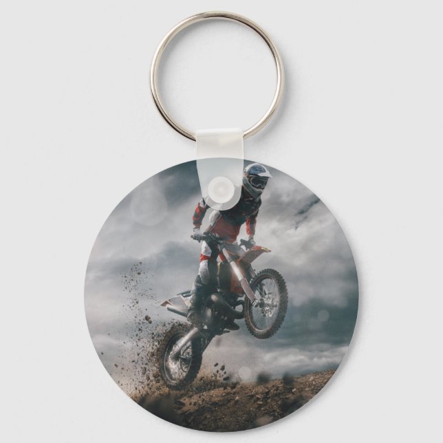 Motocross Schlüsselanhänger (Vorderseite)