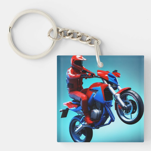 Motocross-Schlüsselanhänger Schlüsselanhänger (Vorderseite)