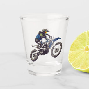 Motocross Schnapsglas