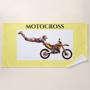 MOTOCROSS Strandtuch. Strandtuch