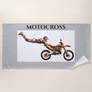 MOTOCROSS Strandtuch. Strandtuch