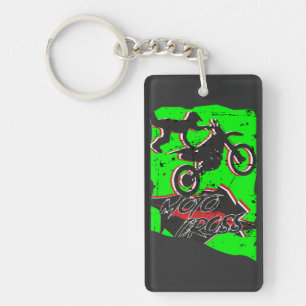 Motocross Stunt Schlüsselanhänger