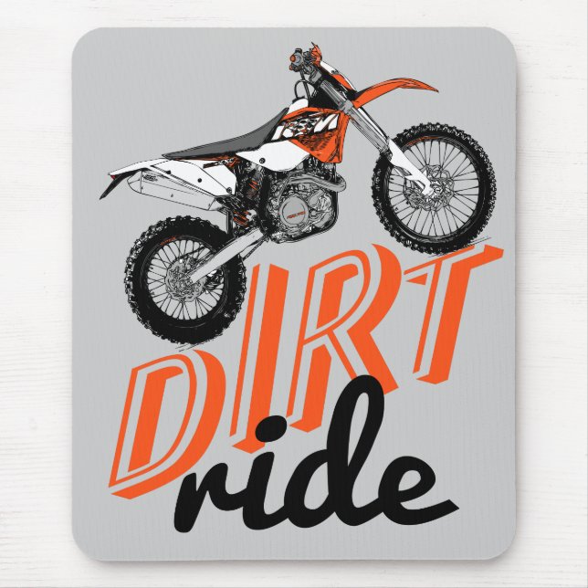 Motocross-Süchtiger Mousepad (Vorne)