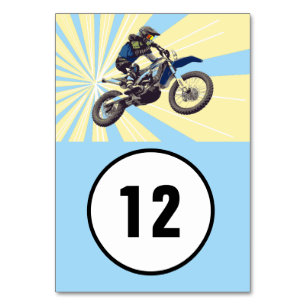 Motocross Tischnummer