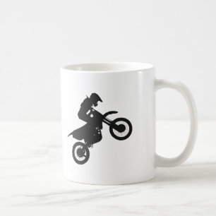 Motocross-Treiber - Wählen Sie die Hintergrundfar Kaffeetasse