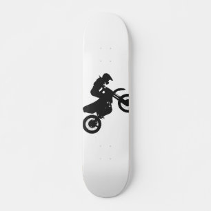 Motocross-Treiber - Wählen Sie die Hintergrundfar Skateboard