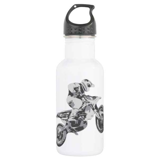 Motocross Trinkflasche (Vorderseite)