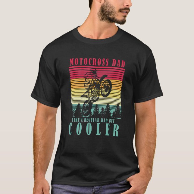 MOTOCROSS VATER Motocross BMX Supermoto Supercross T-Shirt (Vorderseite)
