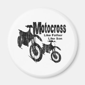 Motocross Vater/Sohn Magnet