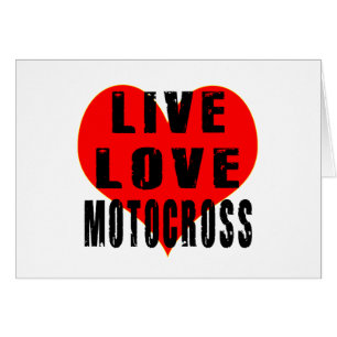 Motocross vivant d'amour