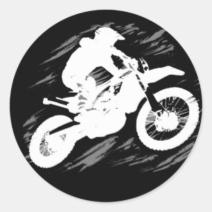 Motocross-wettbewerbsfähiges Sport-Motorrad-Laufe Runder Aufkleber