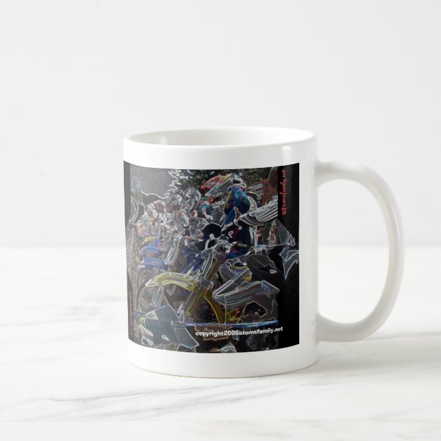 Motocroßanfang, benötige ich eine Verlegenheit, Kaffeetasse (Rechts)
