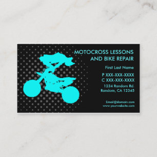 Motocroßlektionsreparatur-Gewohnheits-Visitenkart Visitenkarte