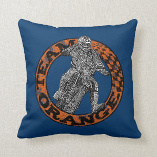 Motocroßsüchtiger Kissen