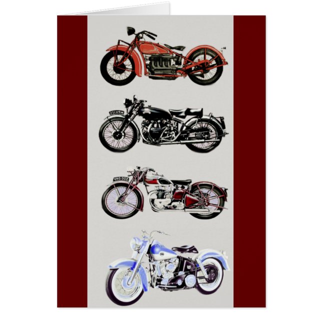 MOTOCYCLES vintages (Devant)