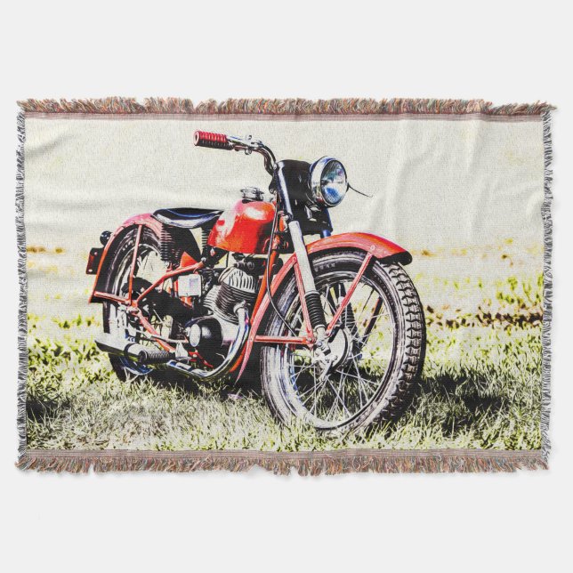 Motocyclette classique Lancer la couverture (Devant)