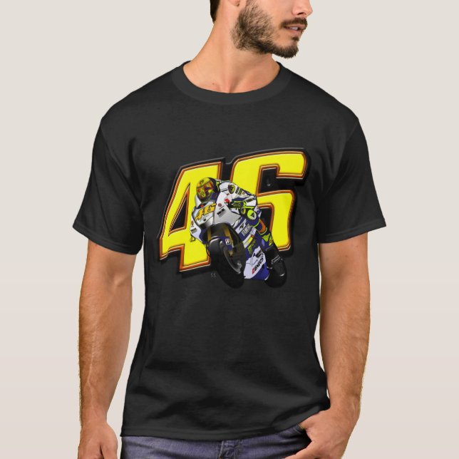 MotoGP Movistar Yamaha Valentino Rossi T-Shirt (Vorderseite)
