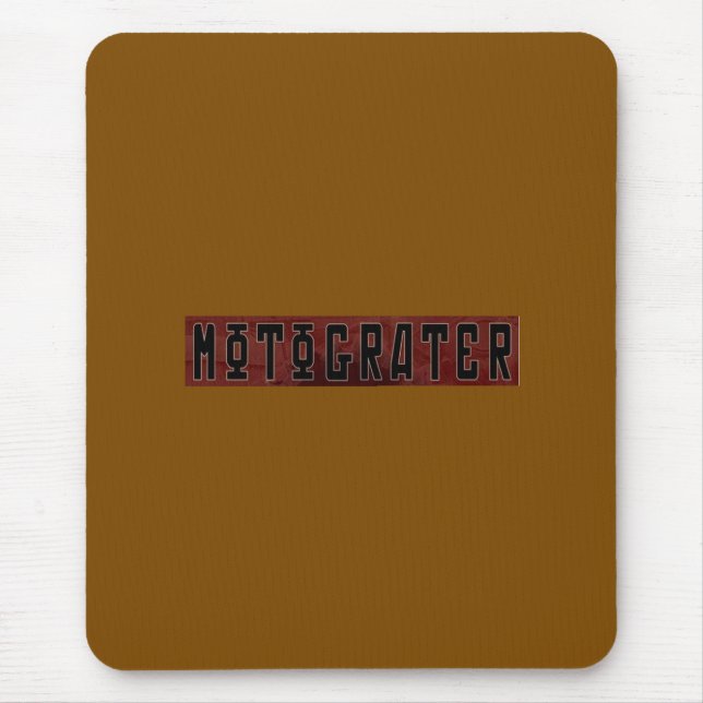 MOTOGRATER-Mauspad Mousepad (Vorne)