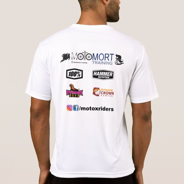MotoMort Training Enduro Team Performance T-Shirt (Rückseite)