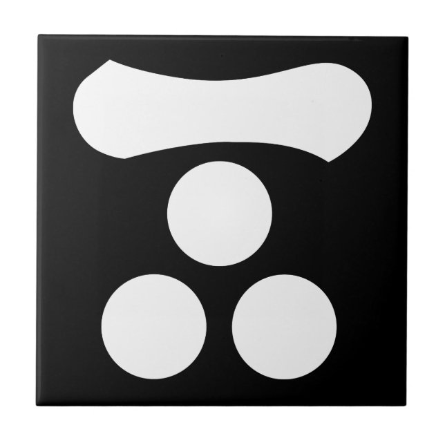 Motonari Mori Fliese (Vorderseite)