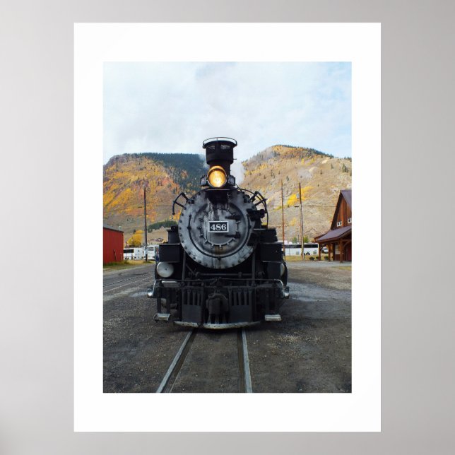 Motor aus Dampf in Silverton Poster (Vorne)