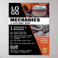 Motor, Auto Mechanik & Reparaturen Werbung