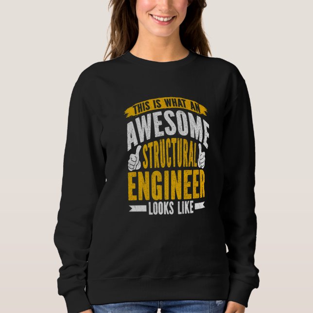 Motor Bauingenieur Sweatshirt (Vorderseite)