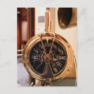 Motor bestellen Telegraph Postkarte