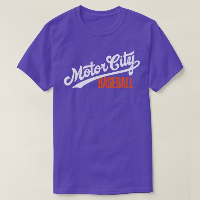 Motor City Baseball T-Shirt (Design vorne)