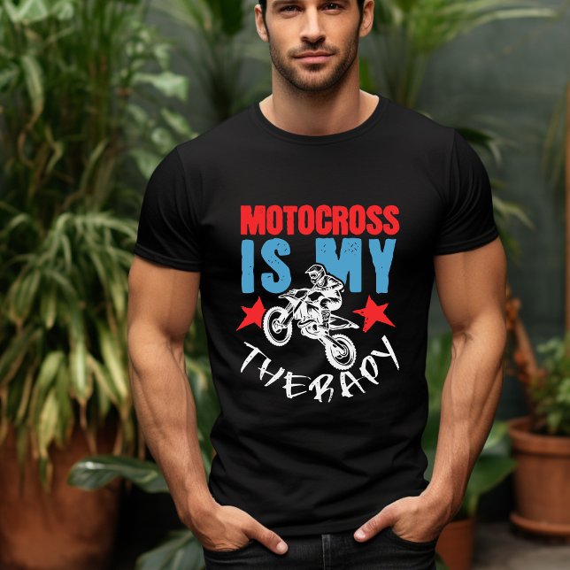 Motor Cycle ist mein Therapy T - Shirt (Von Creator hochgeladen)