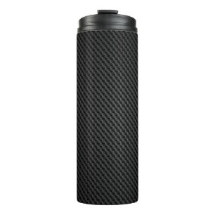 Motor, der Kohlenstoff-Faser läuft Thermosbecher