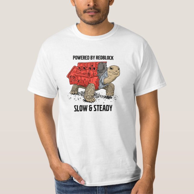 Motor der Schildkröte, langsam und stetig T-Shirt (Vorderseite)