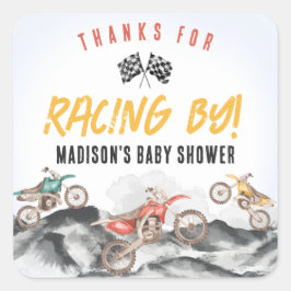 Motor Dirt Bike Baby Duschnadel Sticker