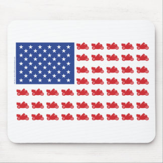 Motor-Fahrrad-Flagge-Kreuzfahrer Mousepad