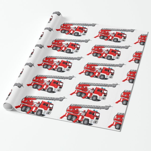 Motor-Feuerbild-glänzendes Papier, 30" x 6' Geschenkpapier (Ungerollt)