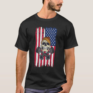 Motor For Car Mechanics Patriotic T-Shirt