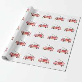 Motor für Feuerwehrfahrzeuge Geschenkpapier