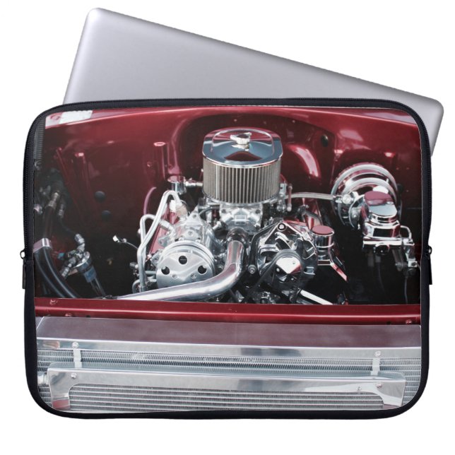 Motor für klassische Fahrzeuge Laptopschutzhülle (Vorderseite)