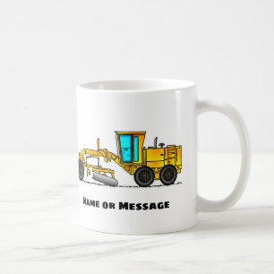 Motor Grader Tasse, Geschenk für einen Schwergerät Kaffeetasse