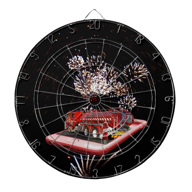 Motor Illusion Art Dartscheibe (vorne)