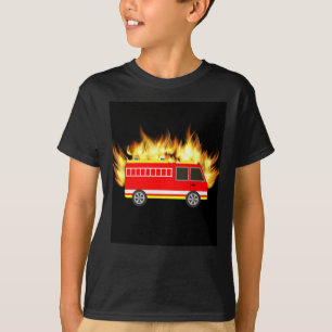 Motor mit blauer Beleuchtung T-Shirt