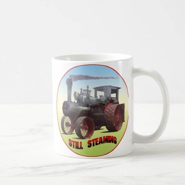 Motor mit noch zu dämpfender Traktion Kaffeetasse (Rechts)