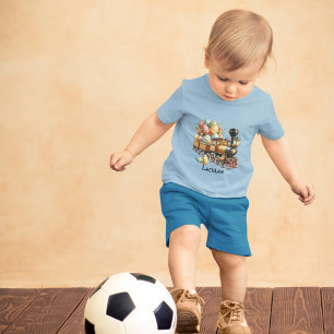 Motor mit Ostereiern beladen Kleinkind T-shirt